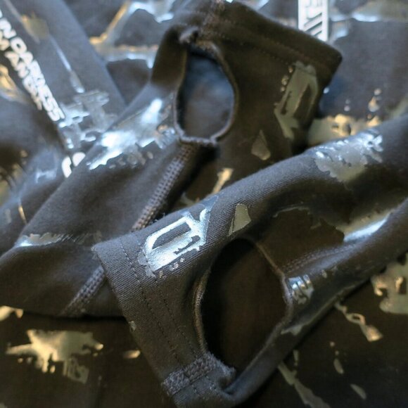 NEO4iC SPIKEZ Black Bodysuit EDM Festival Cyber Goth Women's Large - Picture 6 of 9